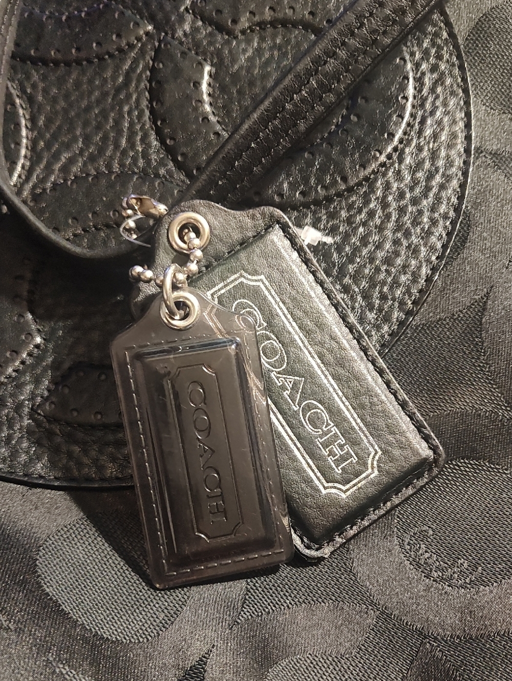 Coach Laura Signature Canvas & Leather Tote with Embossed Patch Retail $499 - Picture 11 of 11
